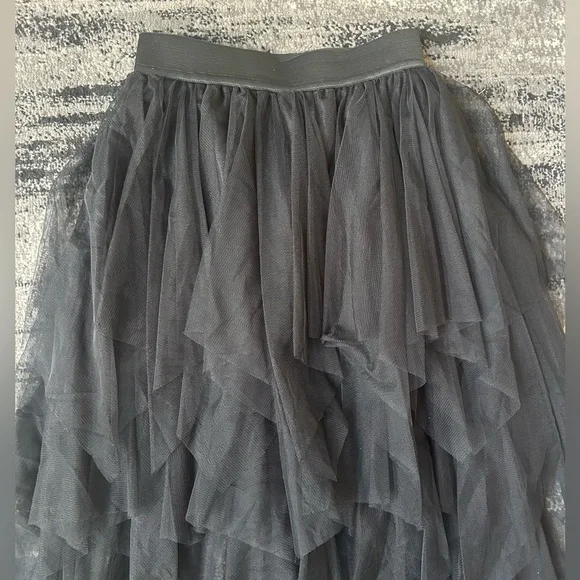 URBAN COCO Layered Tulle Midi Skirt - Picture 5 of 9
